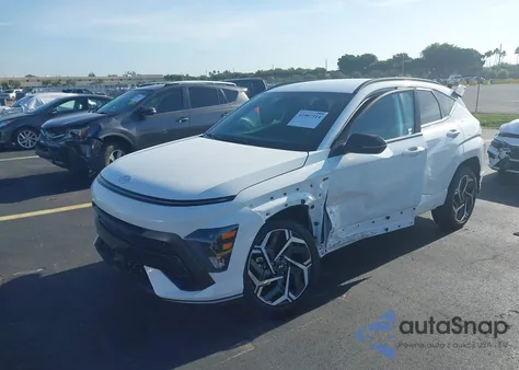 2025 Hyundai Kona N Line S из США, поврежденный, VIN KM8HBCA37SU232951